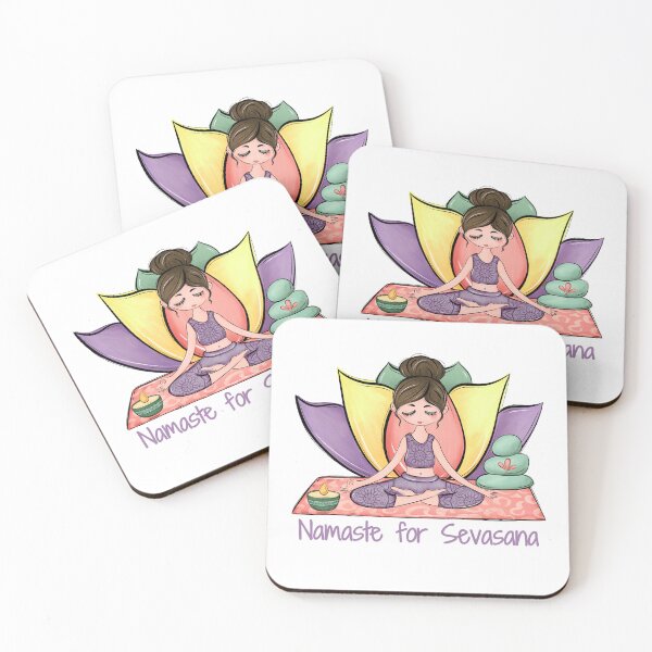 Item preview, Yoga Sevasana Namaste - Vibrant wellness-inspired design — perfect for yogis, meditation and health enthusiasts! designed and sold by MerchSearchCO.