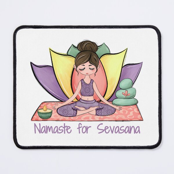 Item preview, Yoga Sevasana Namaste - Vibrant wellness-inspired design — perfect for yogis, meditation and health enthusiasts! designed and sold by MerchSearchCO.