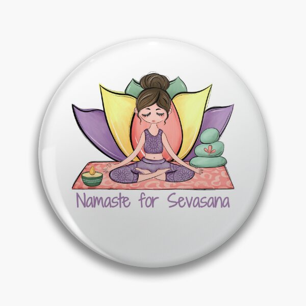 Item preview, Yoga Sevasana Namaste - Vibrant wellness-inspired design — perfect for yogis, meditation and health enthusiasts! designed and sold by MerchSearchCO.