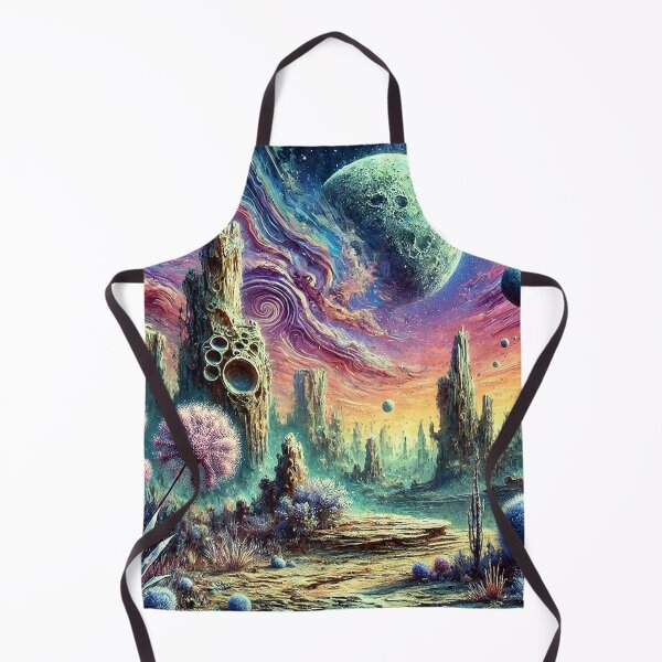 Artikelvorschau, Außerirdische psychedelische Landschaft mit lebendigen Farben und surrealen Formationen entworfen und verkauft von PsycheBrain.