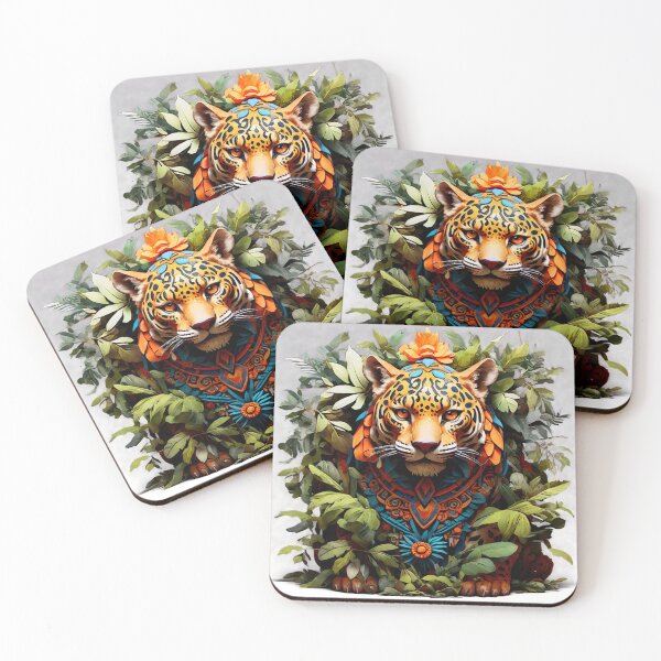 Item preview, "Jaguar Azteca: Guardián de la Jungla" designed and sold by SpectrumEssence.