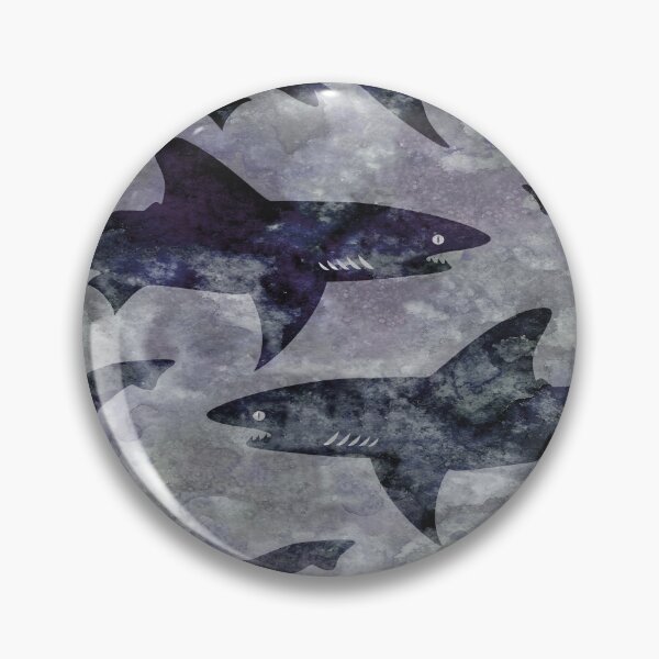 Item preview, Great White Shark Attack in Dark Watters designed and sold by AntiqueImages.