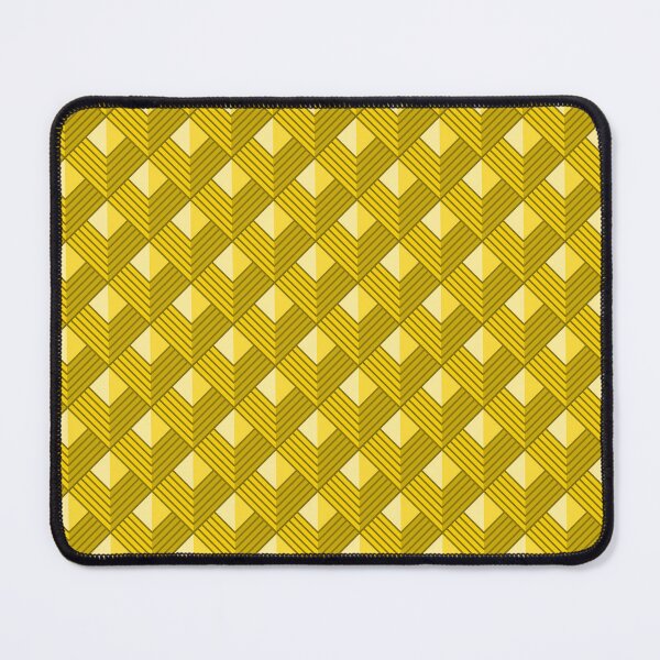 Item preview, Mid-Century Modern Half-Tone Diamonds - Mellow Yellow designed and sold by IronCrip.