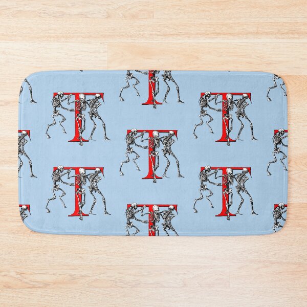 Item preview, Antique Dancing Skeletons Alphabet Letter T designed and sold by Pixelchicken.