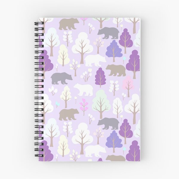 Item preview, Bear-y Fun In The Forest - Beige - Brown - Pink - Purple -White  designed and sold by Fezzyboo.