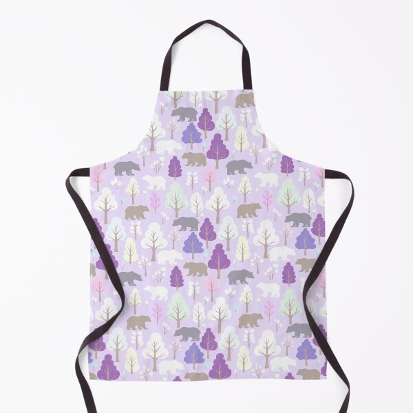 Item preview, Bear-y Fun In The Forest - Beige - Brown - Pink - Purple -White designed and sold by Fezzyboo.