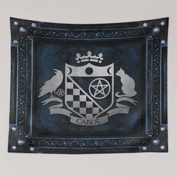 Item preview, The Cabot Crest (Antique Leather and Silver) designed and sold by Cabot Kent  Hermetic Temple.