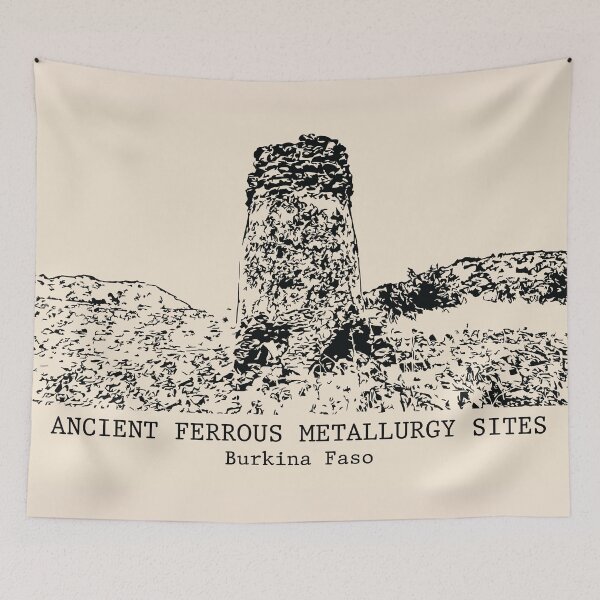 Item preview, Ancient Ferrous Metallurgy Sites - Burkina Faso designed and sold by Lakeric Cityscapes.