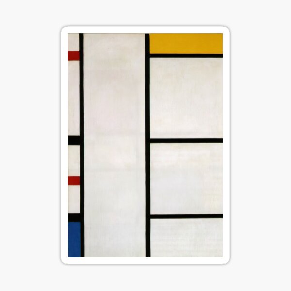 Item preview, Composition No. Iii Blanc-jaune designed and sold by irynaartbyim.