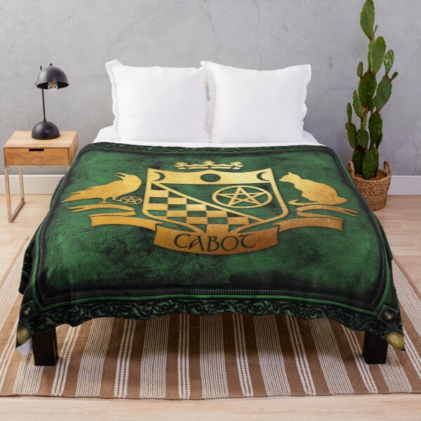 Item preview, The Cabot Tradition Crest (Antique Green Leather & Gold) designed and sold by Cabot Kent  Hermetic Temple.
