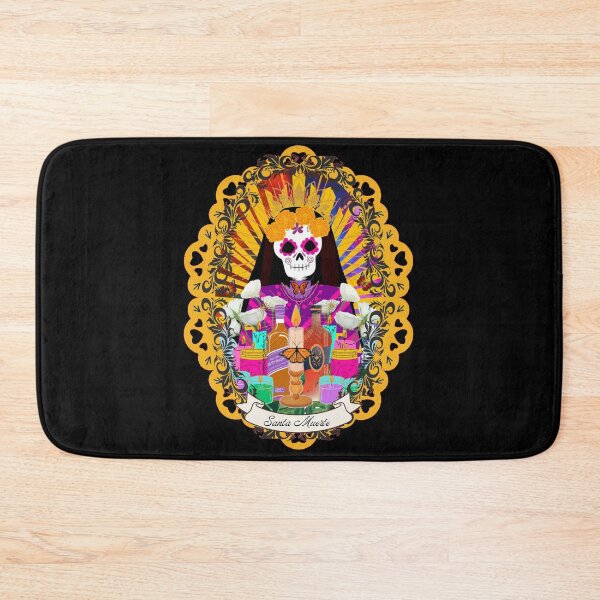 Item preview, Regal Oval Framed Rainbow Santa Muerte designed and sold by artbyomega.