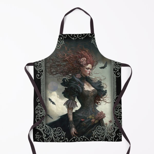 Item preview, Gothic Female Character, Goth Girl T-Shirt designed and sold by Art.Fusion.Studio.