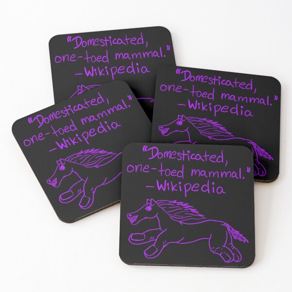Item preview, Horse - Purple print designed and sold by AStitchOfWisdom.