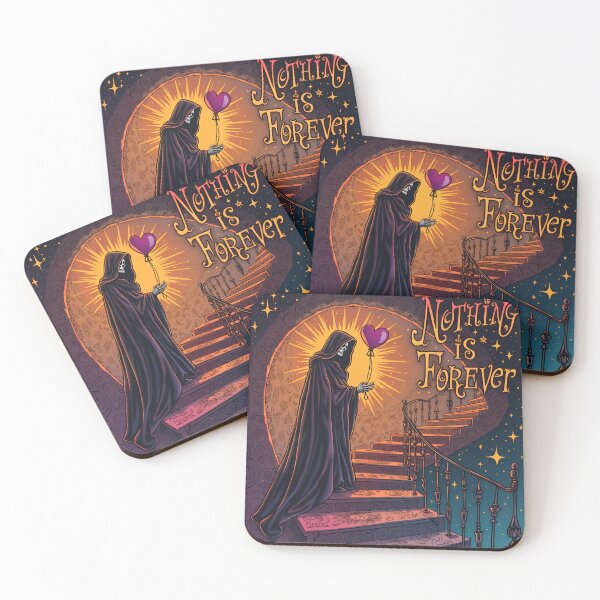 Item preview, Nothing is Forever - Grim Reaper - enjoy the now designed and sold by pixelated_echoes.