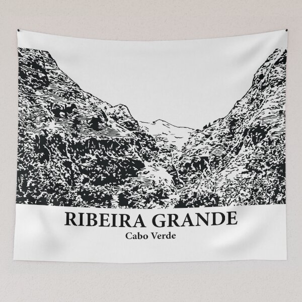 Item preview, Ribeira Grande - Cabo Verde designed and sold by Lakeric Cityscapes.