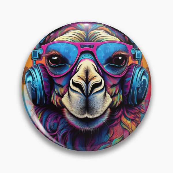 Item preview, Graffiti Camel in Headphones and Shades designed and sold by Boxing Kangaroo Retail Company.