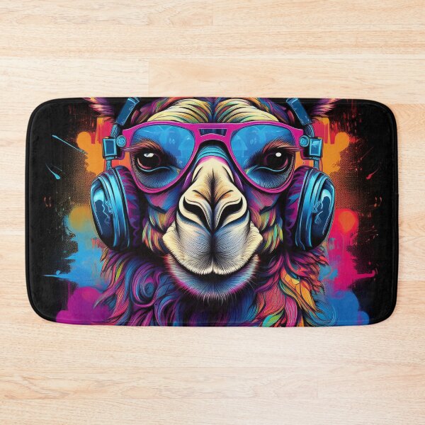 Item preview, Graffiti Camel in Headphones and Shades designed and sold by Boxing Kangaroo Retail Company.