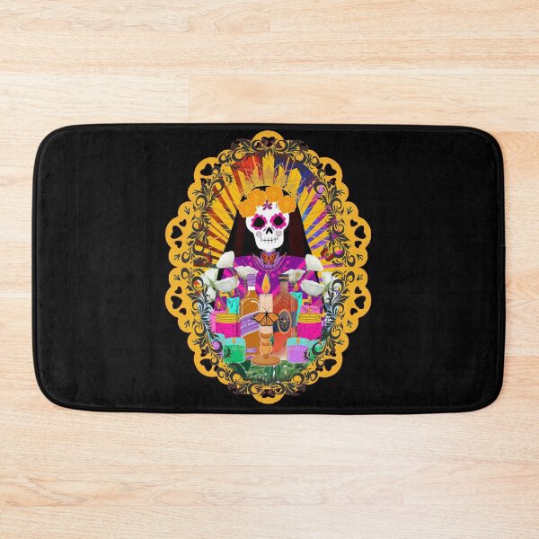 Item preview,  Oval Framed Rainbow Santa Muerte designed and sold by artbyomega.