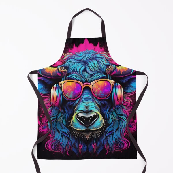 Item preview, Graffiti water buffalo in Headphones and Shades designed and sold by Boxing Kangaroo Retail Company.