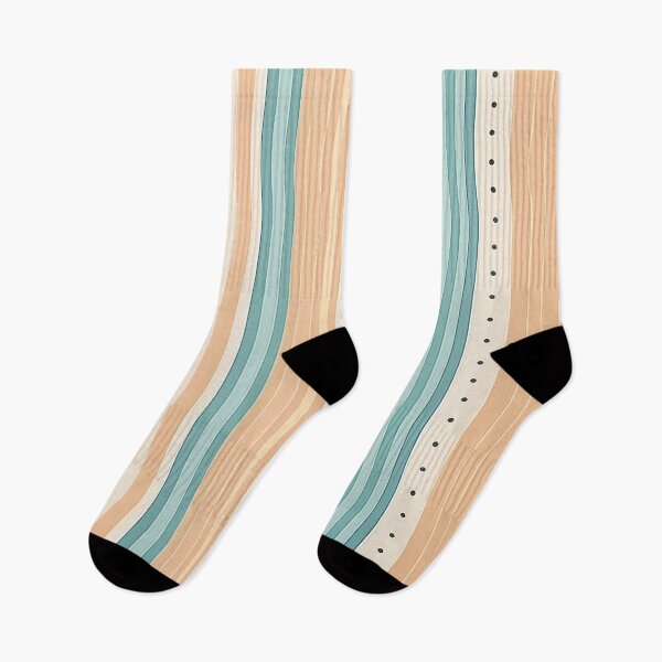 Item preview,  vintage-inspired stripes and polka dots pattern design in soft and muted colors. designed and sold by HEMRO.