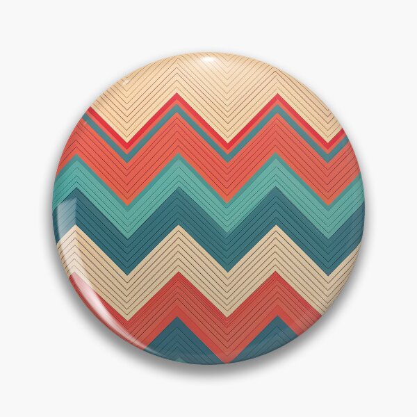 Item preview, A bold zigzag pattern design in contrasting colors, creating an illusion of sharp peaks and valleys. designed and sold by HEMRO.
