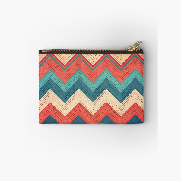 Item preview, A bold zigzag pattern design in contrasting colors, creating an illusion of sharp peaks and valleys. designed and sold by HEMRO.
