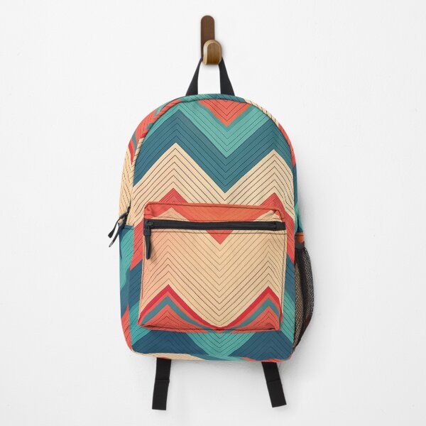Item preview, A bold zigzag pattern design in contrasting colors, creating an illusion of sharp peaks and valleys. designed and sold by HEMRO.
