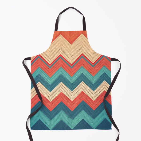 Item preview, A bold zigzag pattern design in contrasting colors, creating an illusion of sharp peaks and valleys. designed and sold by HEMRO.