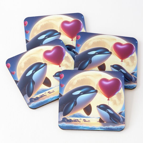 Item preview, Heart Orcas Love designed and sold by icyani2024.