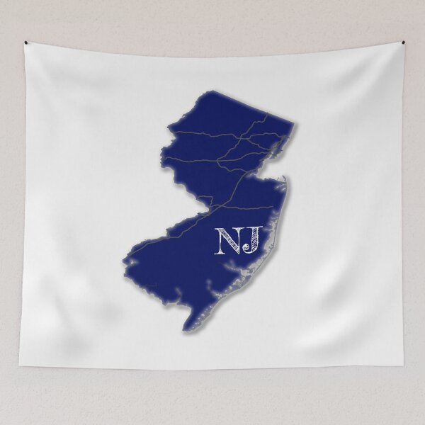 Item preview, New Jersey Interstates [Navy] designed and sold by PhilbonianDezin.