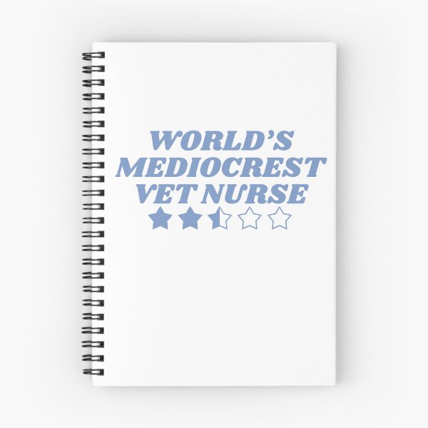 Item preview, World's Mediocrest Vet Nurse- Blue designed and sold by introVETed.