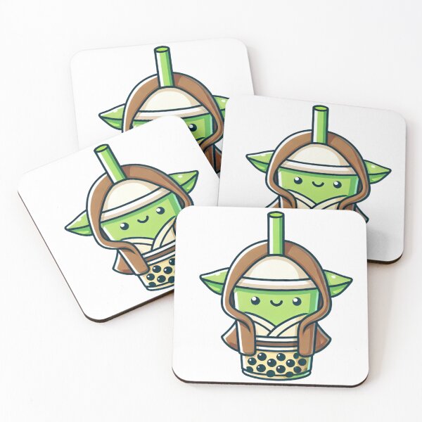 Item preview, Green star alien force master boba drink  designed and sold by qladou.