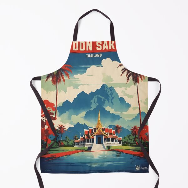 Item preview, Don Sak Thailand Vintage Retro Travel Tourism designed and sold by TravelersGems.