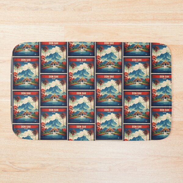 Item preview, Don Sak Thailand Vintage Retro Travel Tourism designed and sold by TravelersGems.