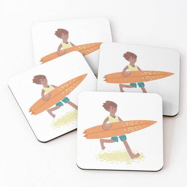Item preview, guy with a surfboard designed and sold by jasmineberry.