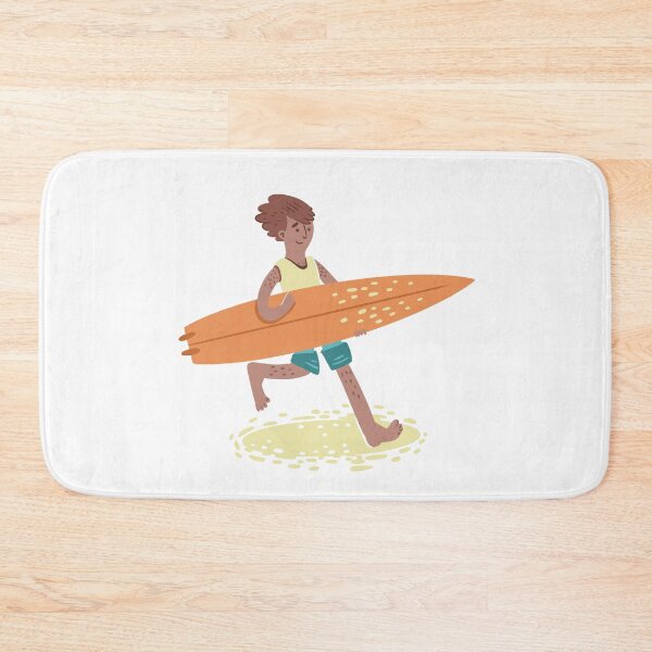 Item preview, guy with a surfboard designed and sold by jasmineberry.