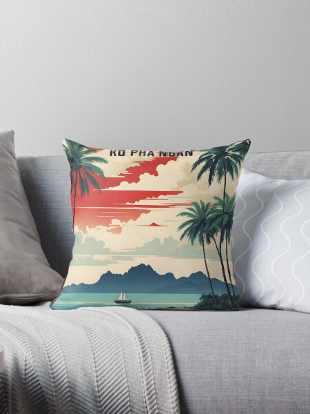 Artikel-Vorschau von Ko Pha Ngan Thailand Vintage Retro Reisetourismus, designt und verkauft von TravelersGems.