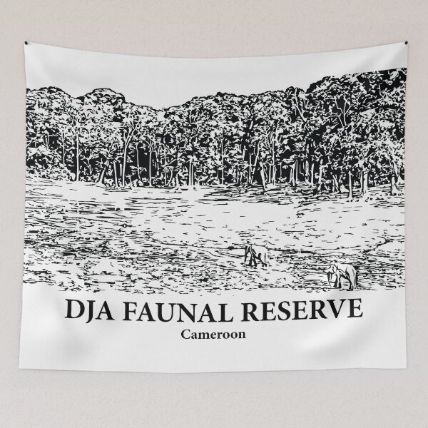 Item preview, Dja Faunal Reserve - Cameroon designed and sold by Lakeric Cityscapes.