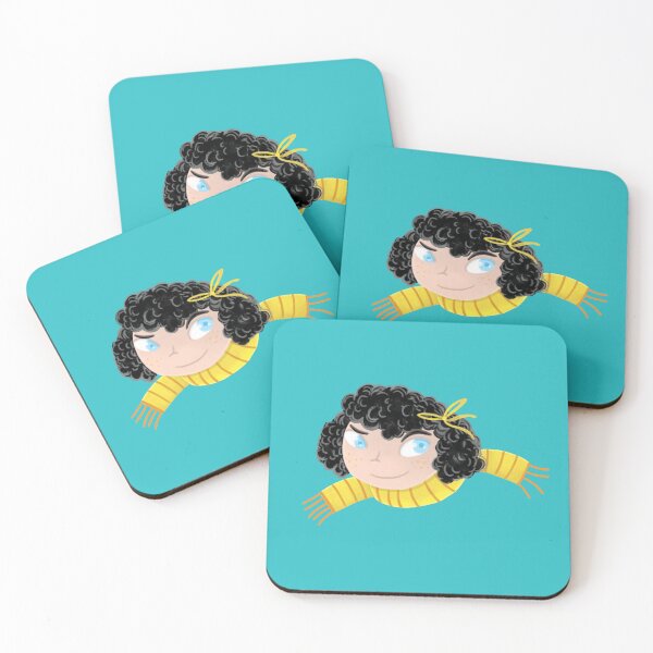 Item preview, Girl with the black hair and yellow scarf designed and sold by jasmineberry.