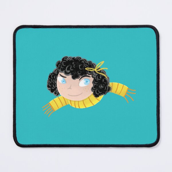Item preview, Girl with the black hair and yellow scarf designed and sold by jasmineberry.