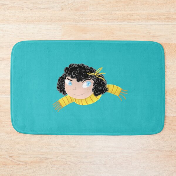 Item preview, Girl with the black hair and yellow scarf designed and sold by jasmineberry.