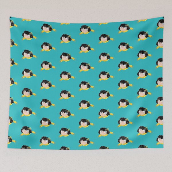 Item preview, Girl with the black hair and yellow scarf designed and sold by jasmineberry.