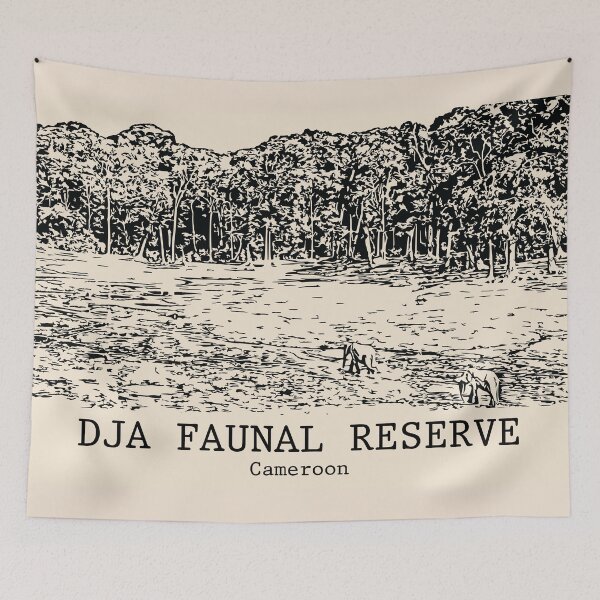 Item preview, Dja Faunal Reserve - Cameroon designed and sold by Lakeric Cityscapes.