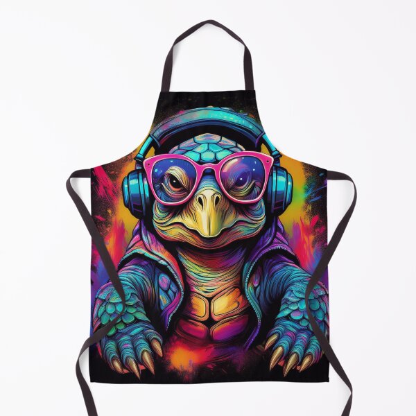 Item preview, Galapagos Graffiti Turtle in Headphones and Shades designed and sold by Boxing Kangaroo Retail Company.