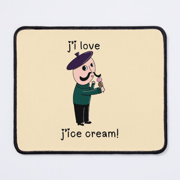 Item preview, jean likes ice cream! designed and sold by smalldogbarking.