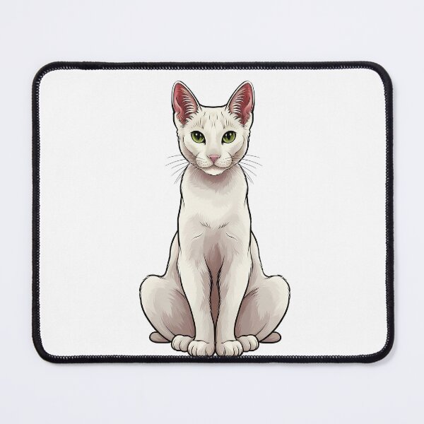 Item preview, Bastet - Royal White Cat designed and sold by Mahmoud Salah.