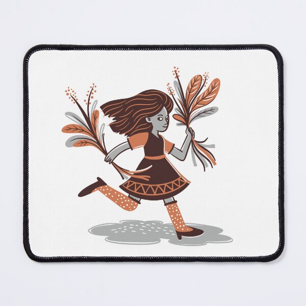 Item preview, Girl running with the flowers designed and sold by jasmineberry.