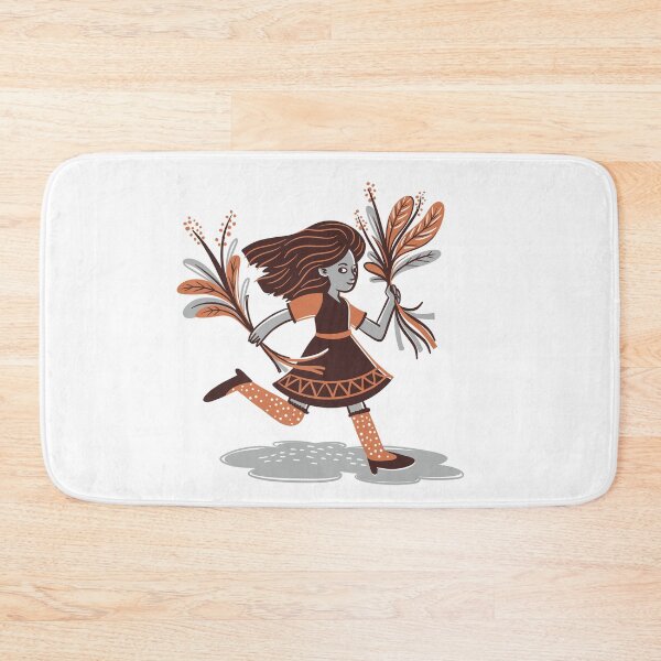 Item preview, Girl running with the flowers designed and sold by jasmineberry.