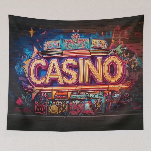 Artikelvorschau, Casino-Graffiti-Stil entworfen und verkauft von Boxing Kangaroo Retail Company.