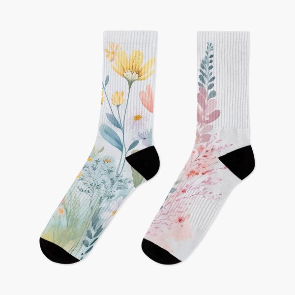 Item preview, Delicate wildflowers in a watercolor style with pastel hues. designed and sold by HEMRO.